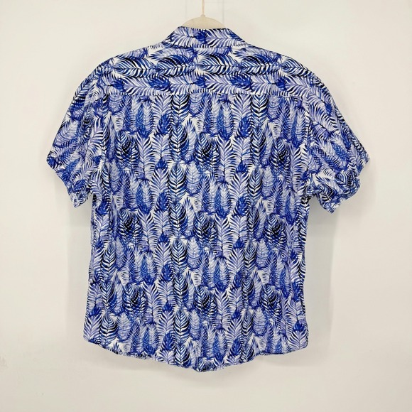 Robert‎ Graham Button Up Shirt Men's Size L Tropical Resort Short Sleeve Casual - Picture 2 of 6